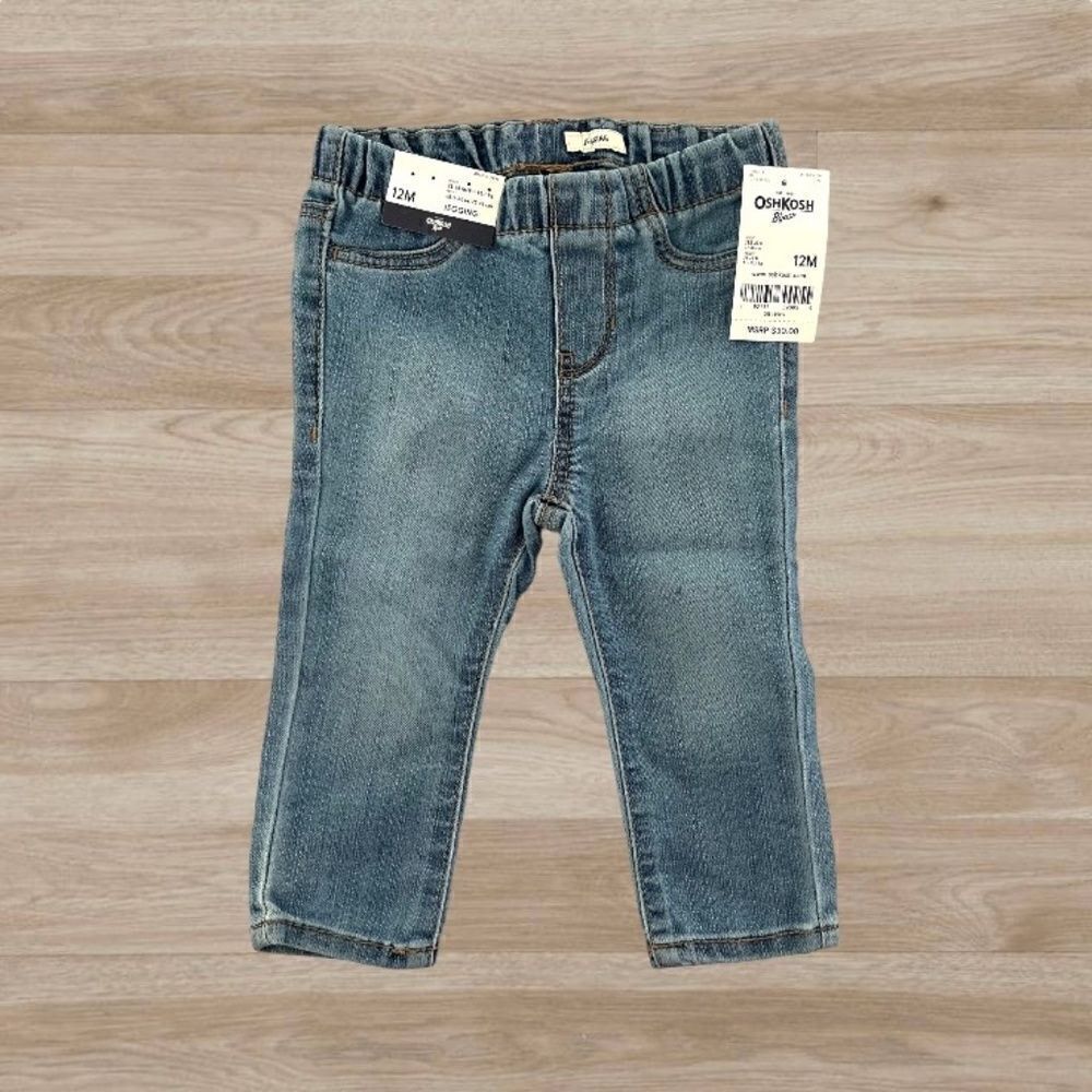 OshKosh Long Sleeve Tees and NWT Jeggings Bundle 12 months - Picture 9 of 15